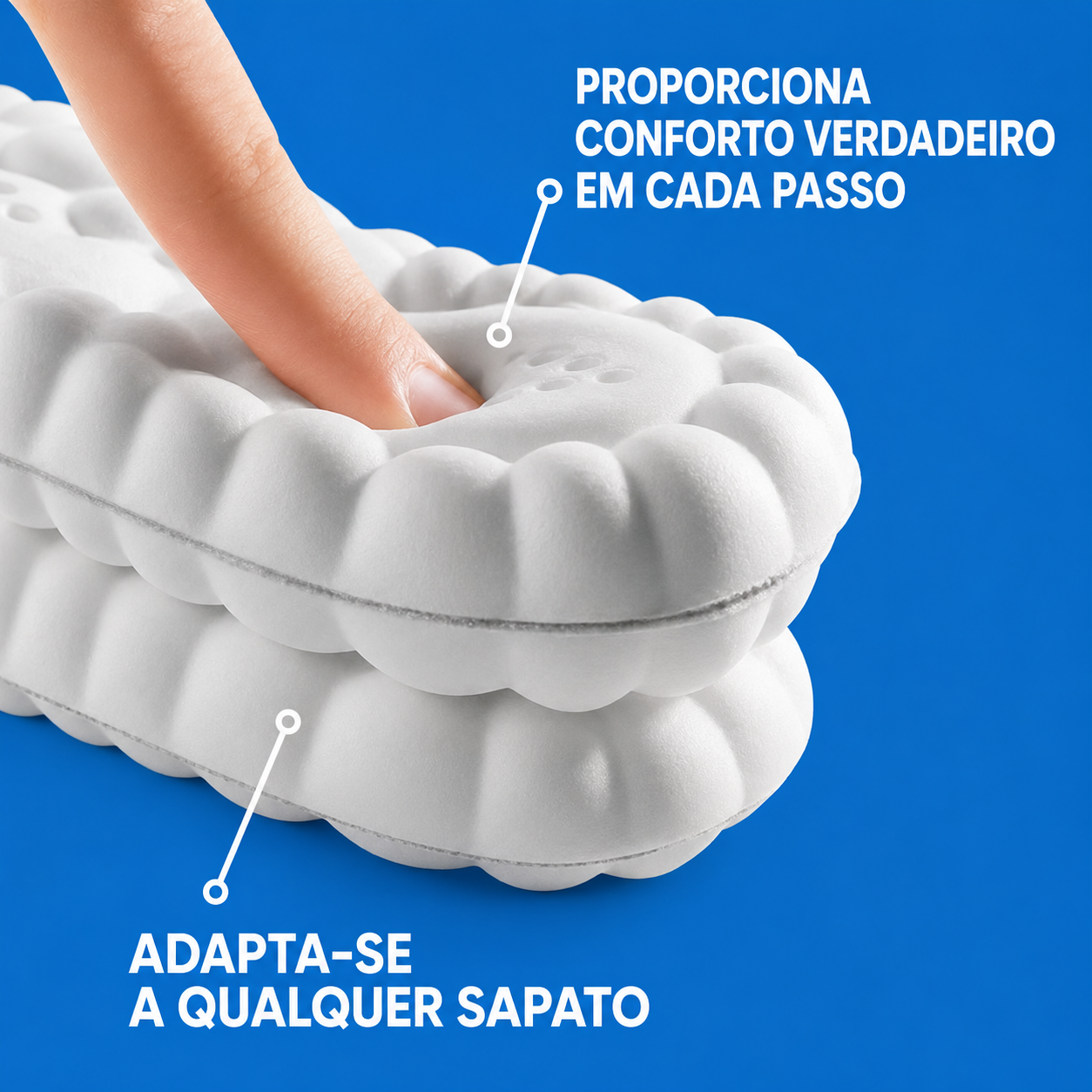 ORTOWAS Ergo™ | Palmilhas ergonómicas de suporte do pé