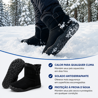 OrtoWas Furstep™ | Sapatos Barefoot quentes e aliviantes para mulher