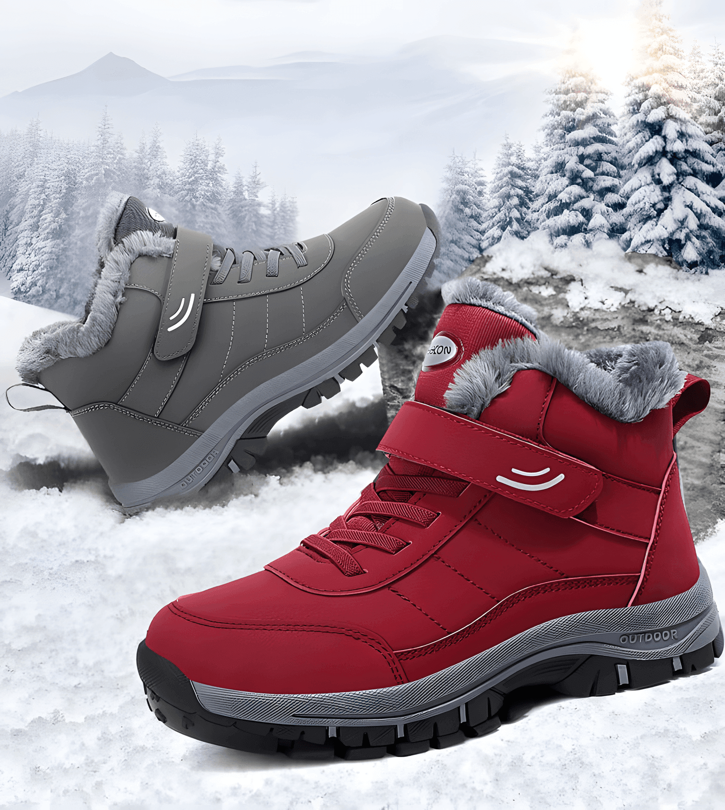 ORTOWAS Pro™ | Botas de Inverno Ergonómicas - Quentes e Aliviadoras da Dor