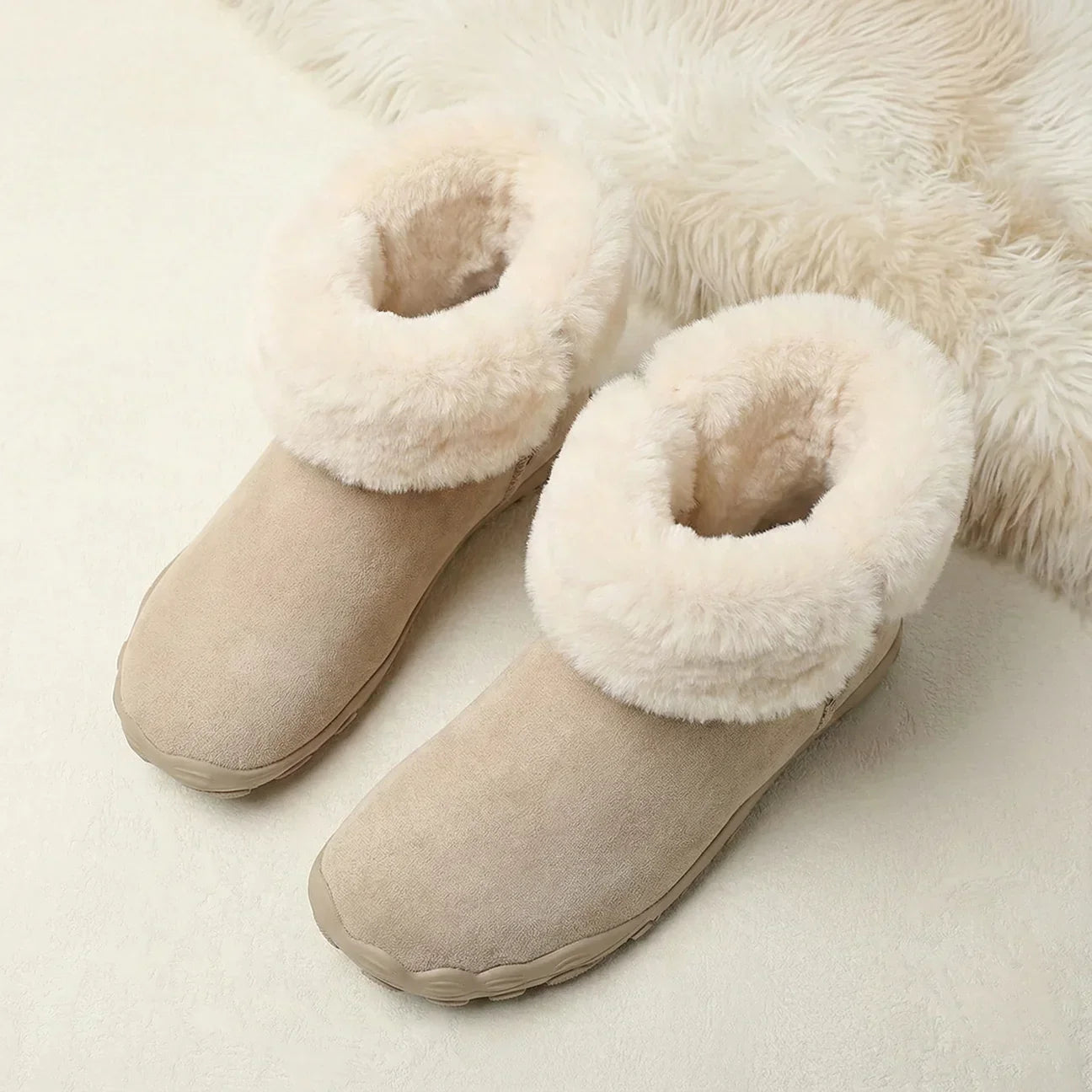 OrtoWas Furstep™ | Sapatos Barefoot quentes e aliviantes para mulher